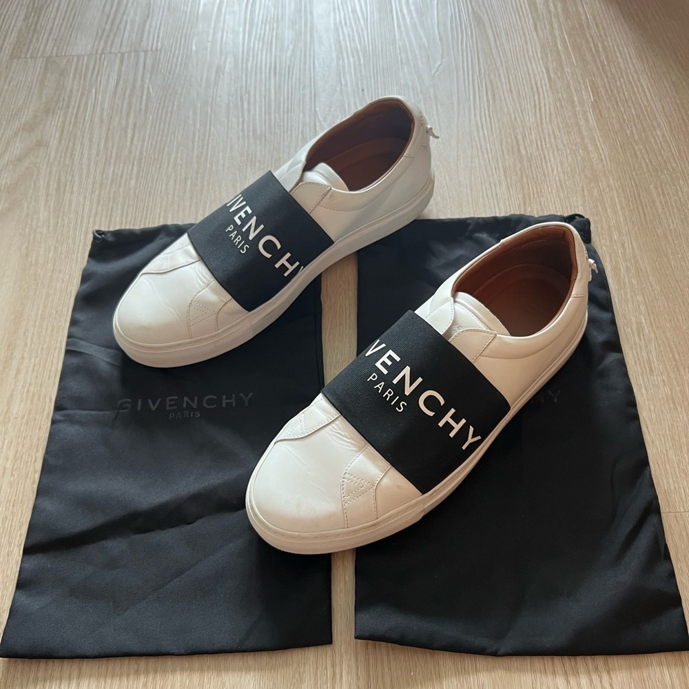 Givenchy White and Black Sneakers Minimalist Design